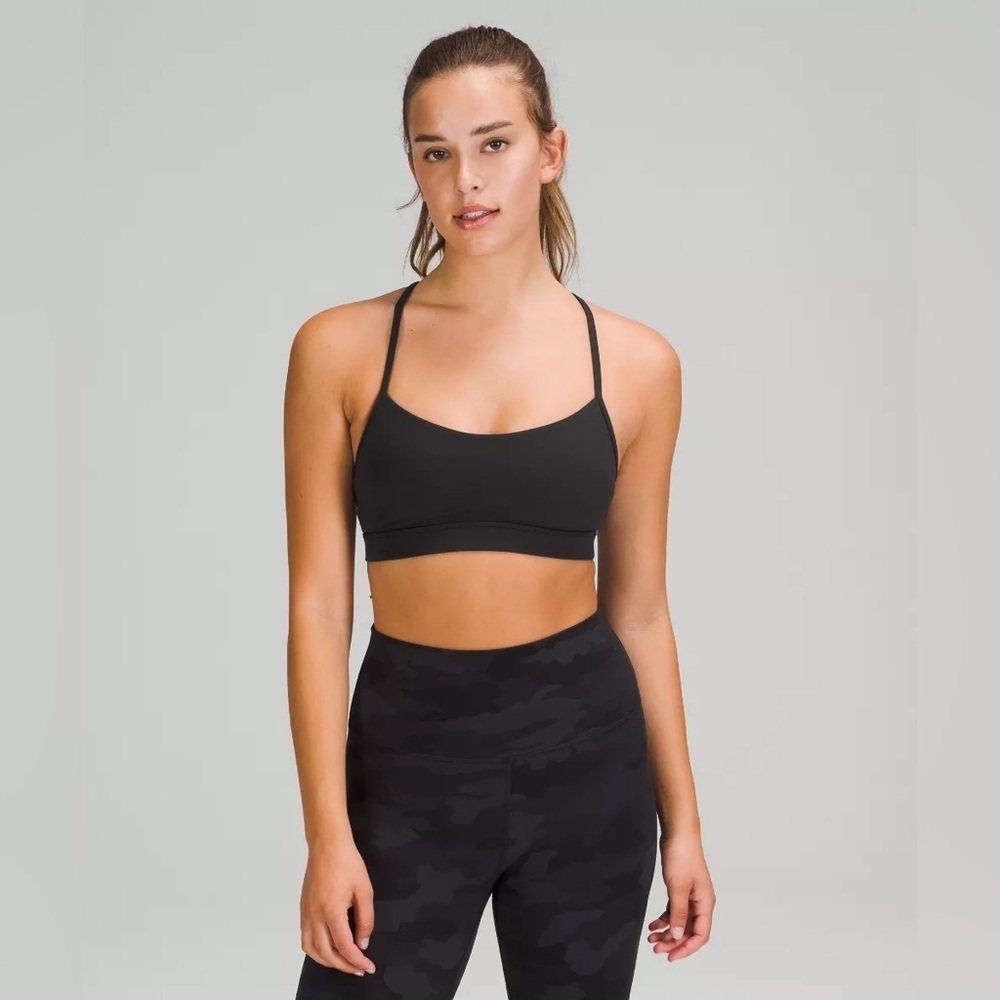 Lulumeon flow y bra size 12 back mesh detail